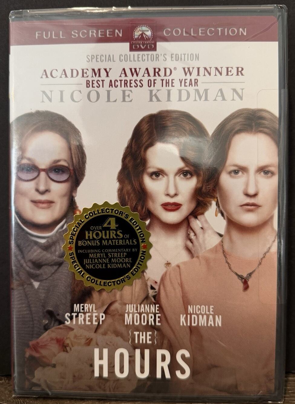 The Hours [DVD] Special Collector's Ed. Full-Screen, 2002, Paramount Brands New